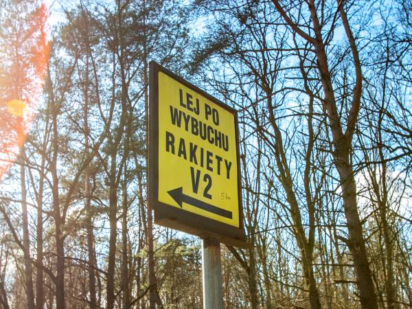 Lej po rakiecie V2 - las Lipowiec, Sarnaki