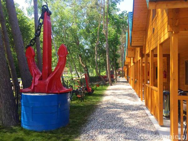 Druga część ośrodka, która znajduje się 100m bliżej morza