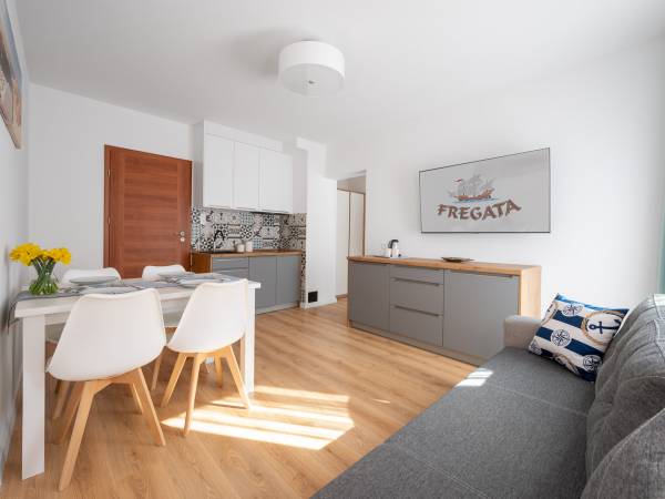 Pokój studio z aneksem.