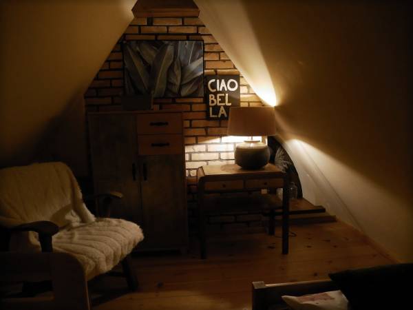 Sypialnia na poddaszu