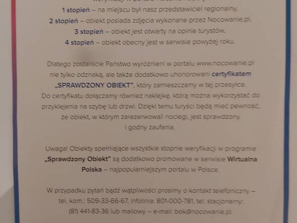 Dom letniskowy Patrycja