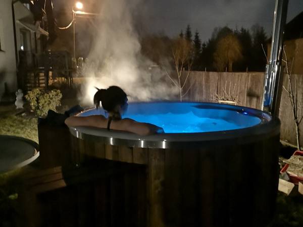 Ruska gorąca balia ogrodowa