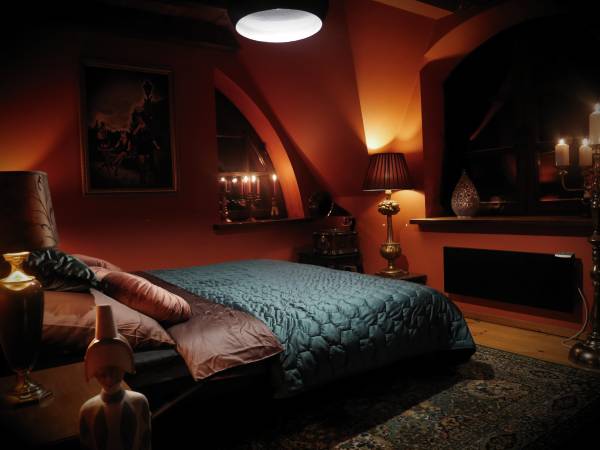 Czerwona sypialnia - pokój Panny Młodej