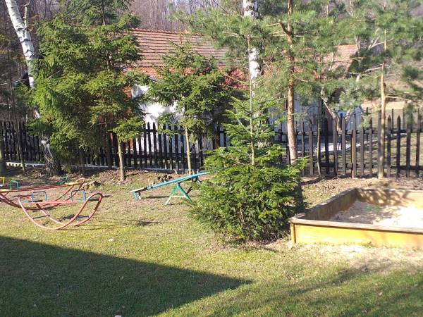 Huśtawki i piaskownica