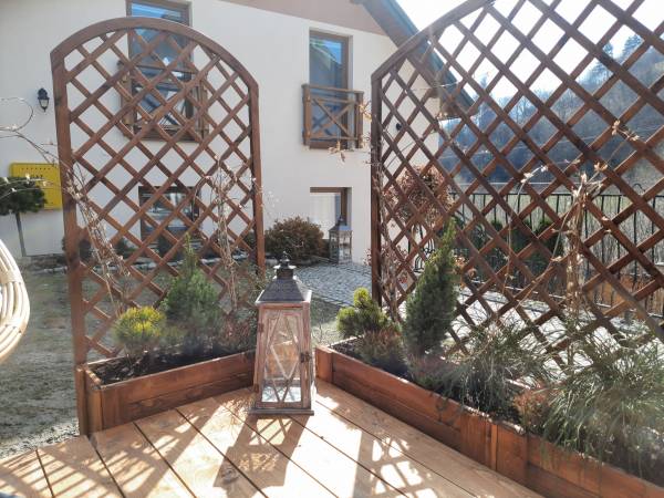 Ogródek relaks przy willi