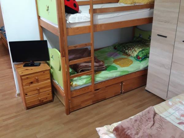 Łóżko piętrowe w pokoju nr 2