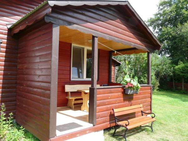 Parterowy domek letniskowy-taras