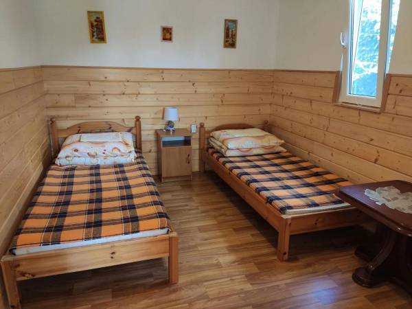 Parterowy domek letniskowy- sypialnia