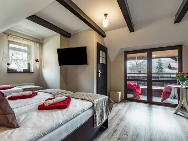 Pokój rodzinny 3os. z balkonem