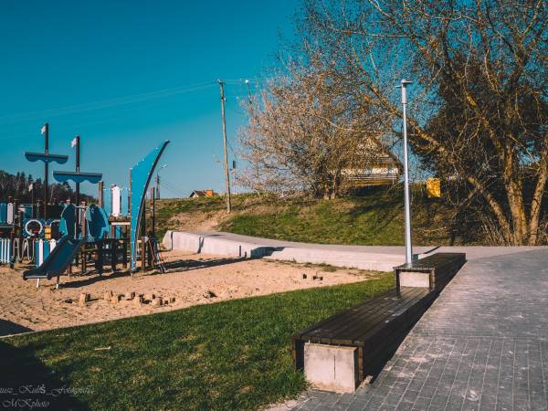 Plac zabaw na plaży