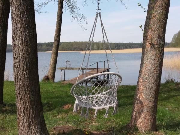 Nad wodą ,pomost wędkarski