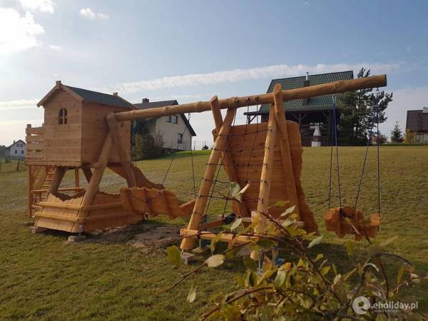 Dwa Domy Drewniane Nad Jeziorem Orzyskim