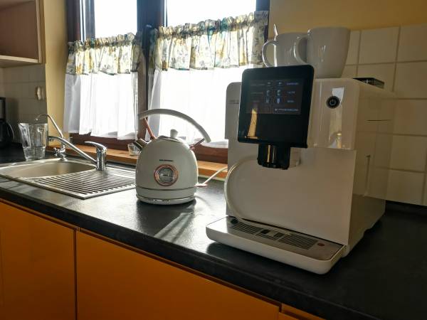 Kuchnia z ekspresem do kawy