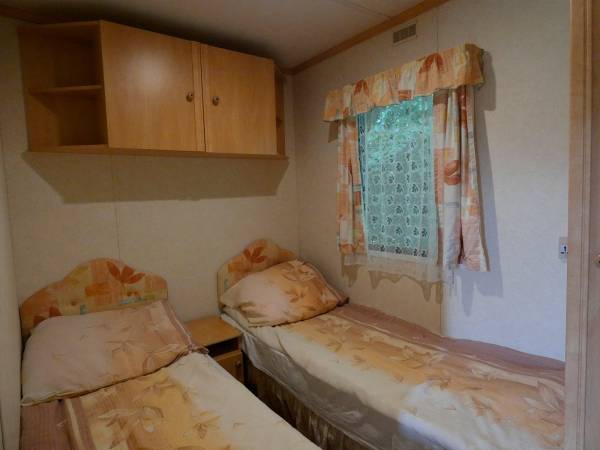 Sypialnia w domku 4 osobowym