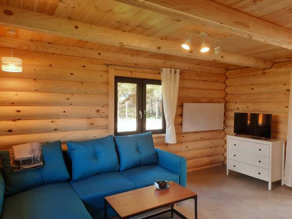 Domki nad jeziorem Silec z własną linią brzegową