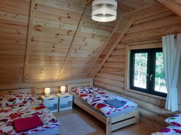 Domki nad jeziorem Silec z własną linią brzegową