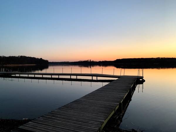 Jezioro Jaroszewskie 500m od ośrodka