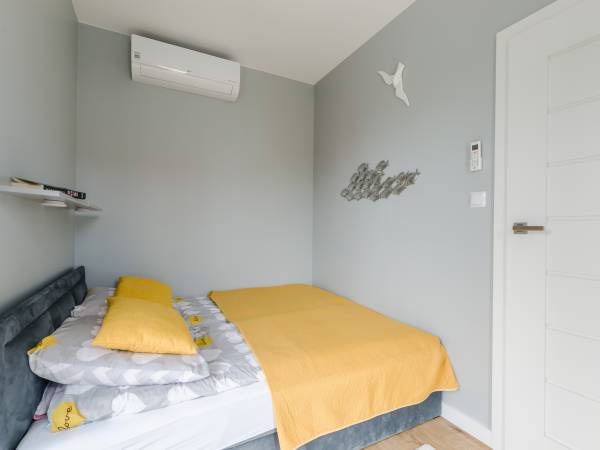 Apartament Słoneczny sypialnia