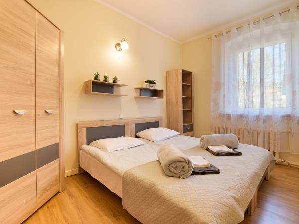 sypialnia apartament piętro