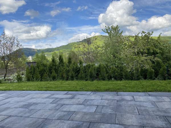 widok z pokoi z tarasem