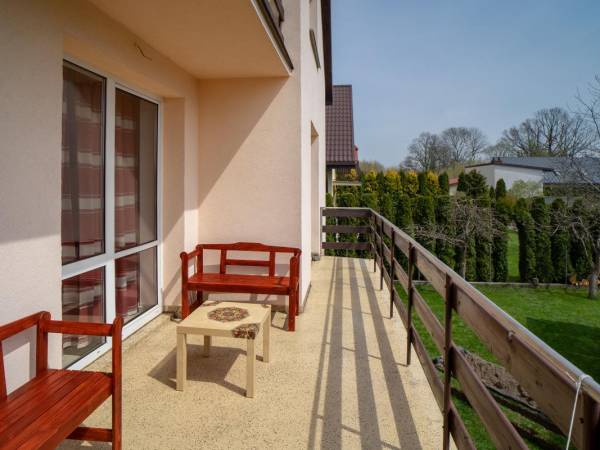 taras z widokiem na ogród