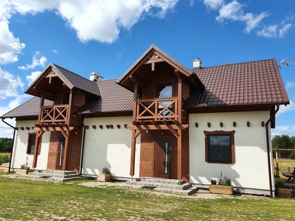 MILOCHÓWKA - Dom Drewniany Bliźniak