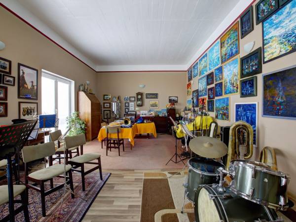 Muzykalnia - miejsce prób Rybackiej Orkiestry Dętej i warsztatów plastycznych