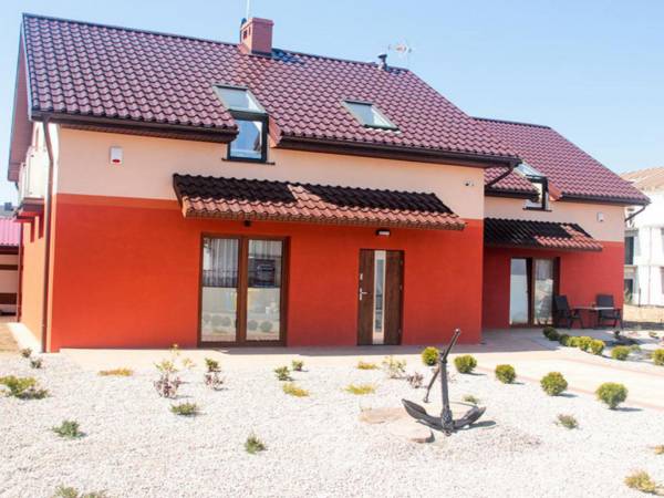 Bliżniacze budynki z pokojami lux