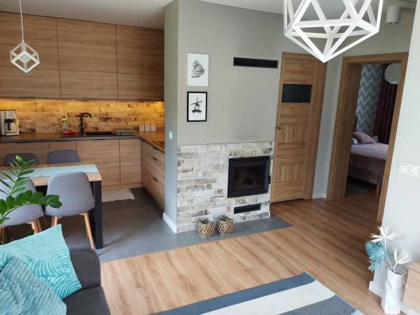 Domki Milo z kominkiem