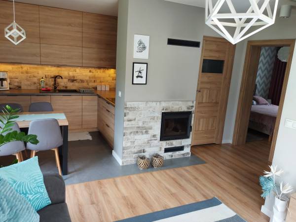 Domki Milo z kominkiem