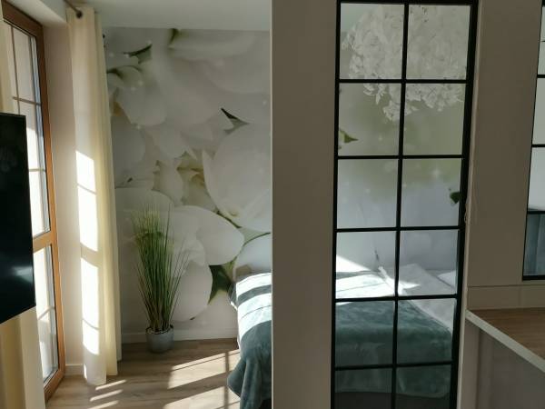 widik z salonu na sypialnię