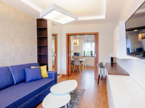 Apartament z tarasem - salon