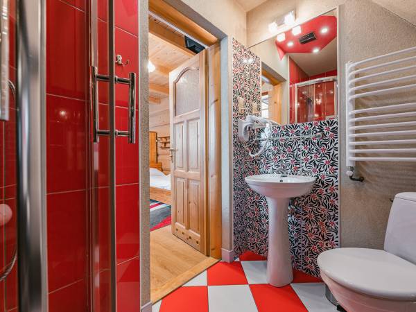 Łazienka w pokoju Lux