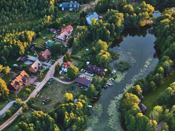 Studzieniczna z lotu ptaka