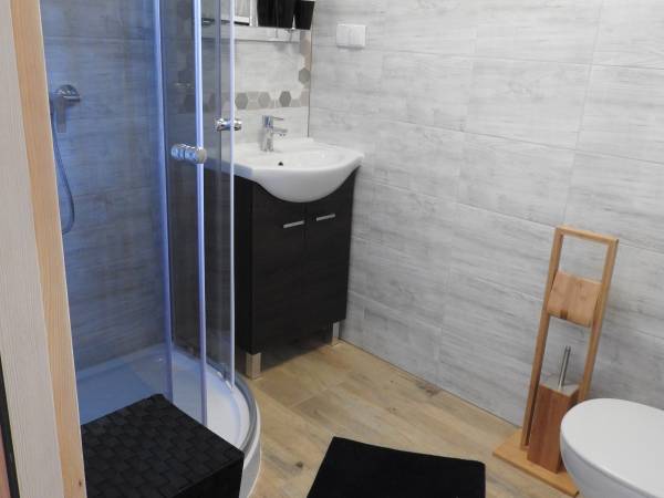 łazienka domek skandynawski