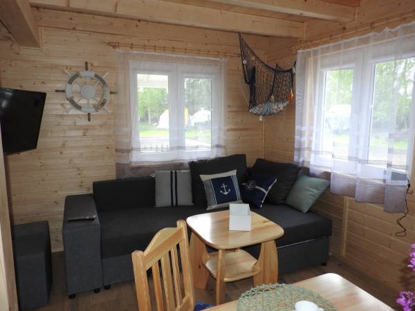 część wypoczynkowa domek skandynawski