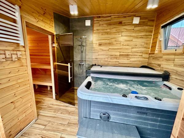 Domek Mazury Sauna Jacuzzi Gizycko Fuleda