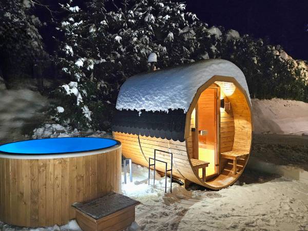Sauna, jacuzzi - Zima