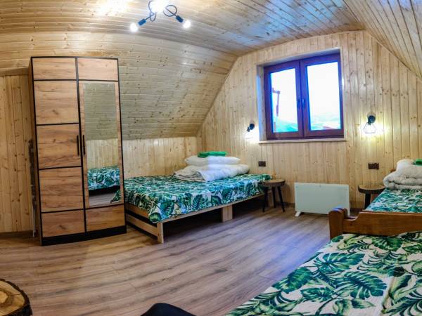 Domek Rysia duża sypialnia