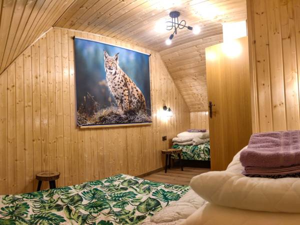 Domek Rysia mała sypialnia