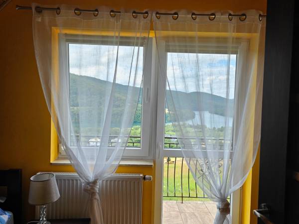 domek czerwony- widok