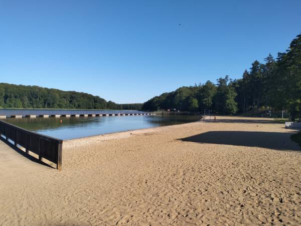 Plaża jezioro Ińsko