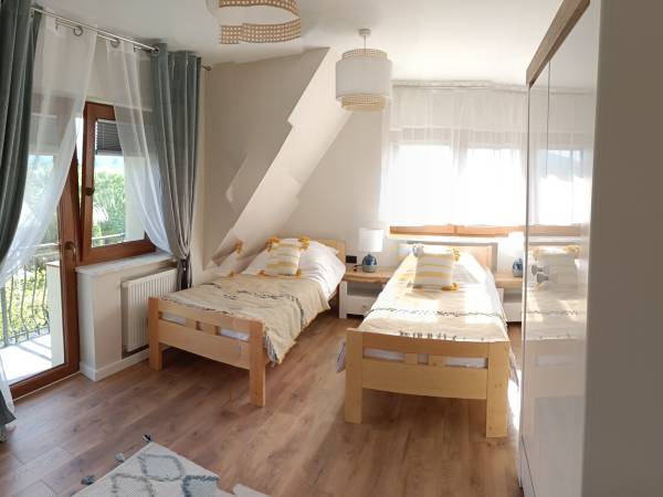 Apartament 3-pokojowy dla 6 osób z widokiem na Giewont i Gubałówkę