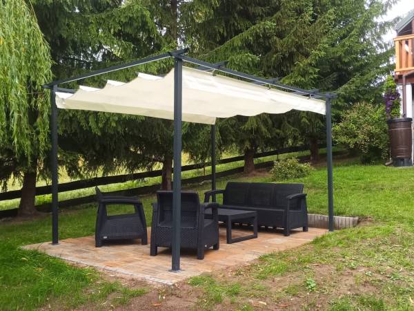 pergola do wypoczynku