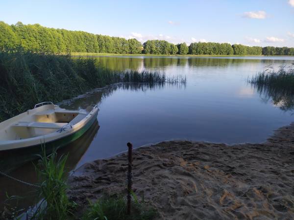 Plaża i nasza łódka
