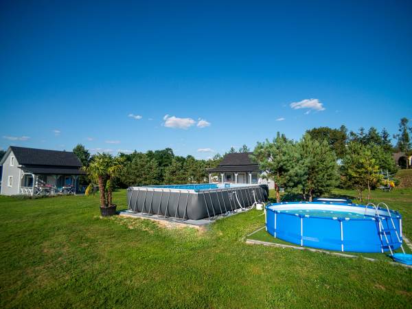 Agroturystyka Domki Nad Rzeką Bałtów Kajaki, Rowery, Basen, JACUZZI 