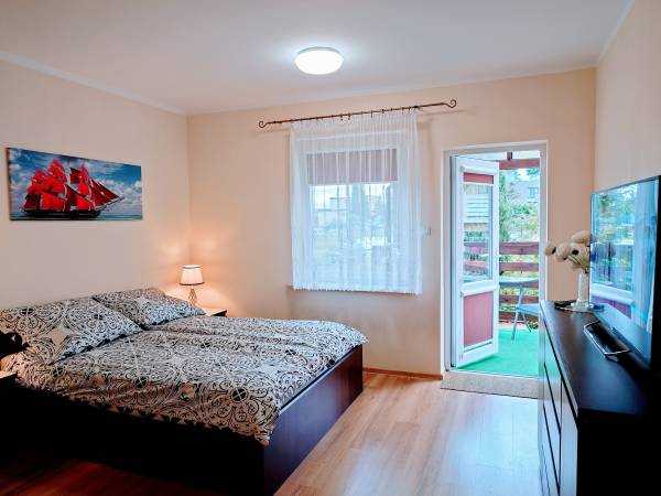 Apartament Studio - sypialnia