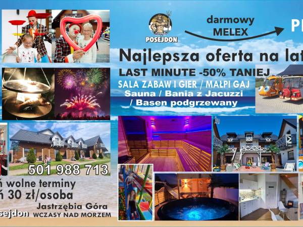 Domki nad morzem Posejdon - polecamy!