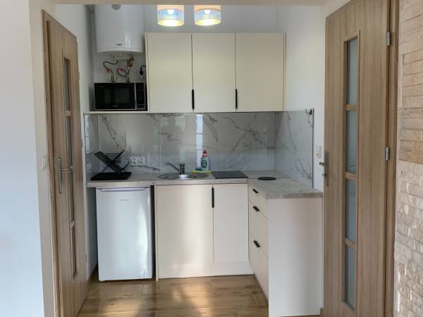 kuchnia - domek z kominkiem