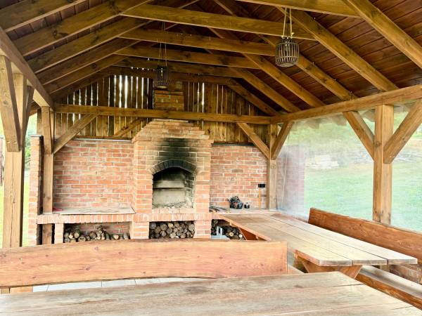 Wiata na grill ognisko